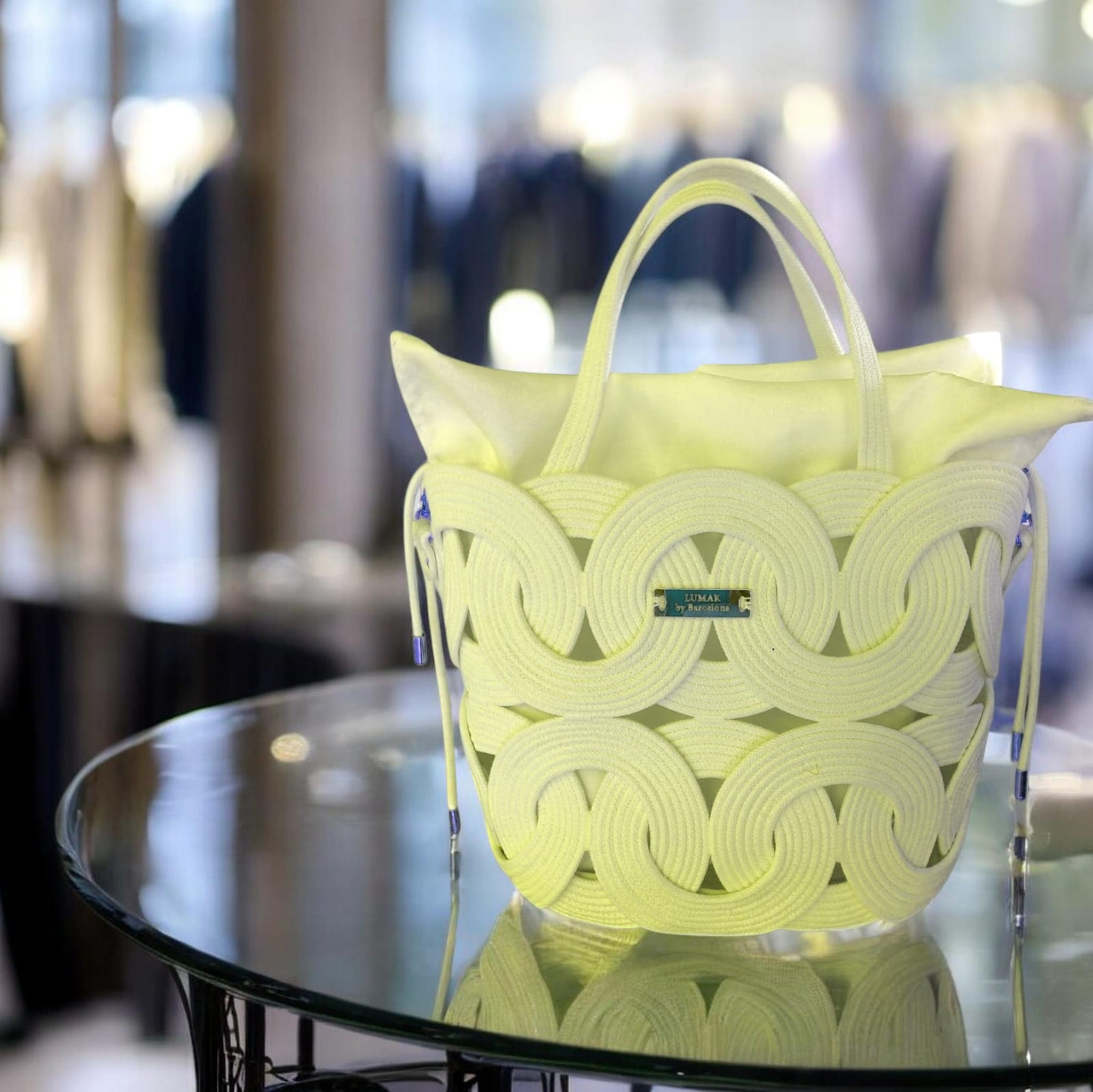 Bolso Horizontal LUMAK — Amarillo Suave
