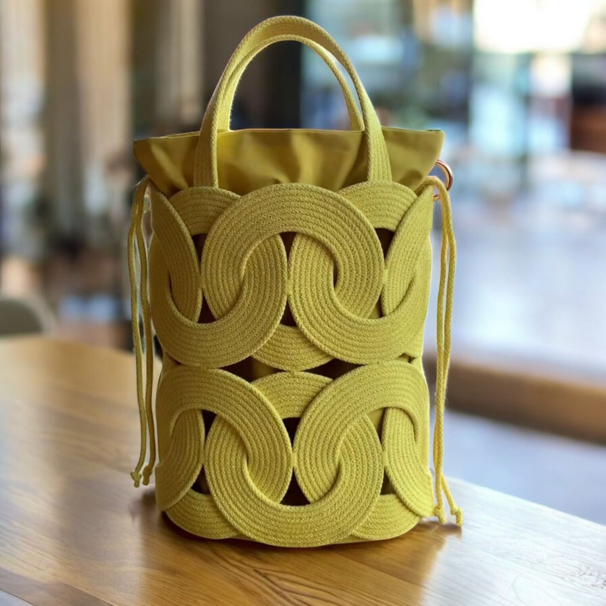Bolso Amarillo grande